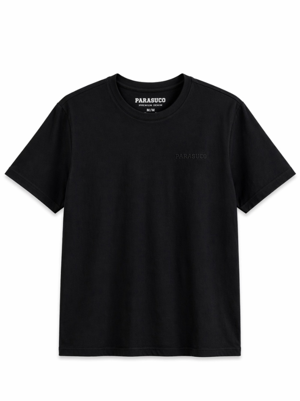 Parasuco Black Classic Crewneck Heavyweight T-Shirt – Size Medium EUC